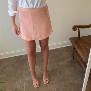 BB Dakota Pink Mini Skirt